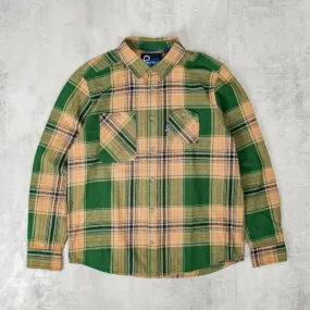 Penfield Brushed Check Overshirt - Eden