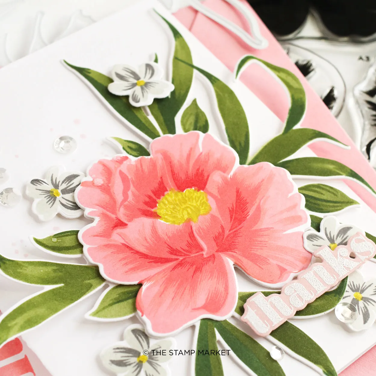 Peony Dreams Bouquet Stencil