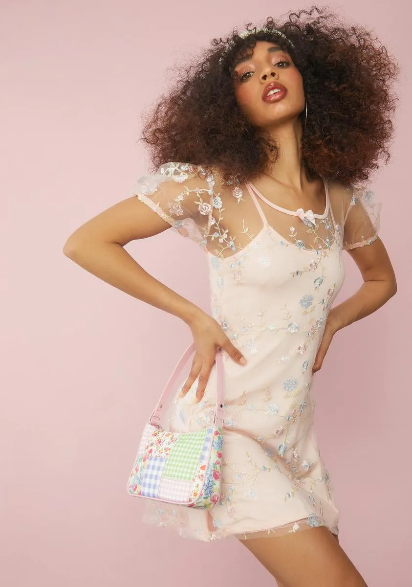 Peony Forbidden Garden Embroidered Dress