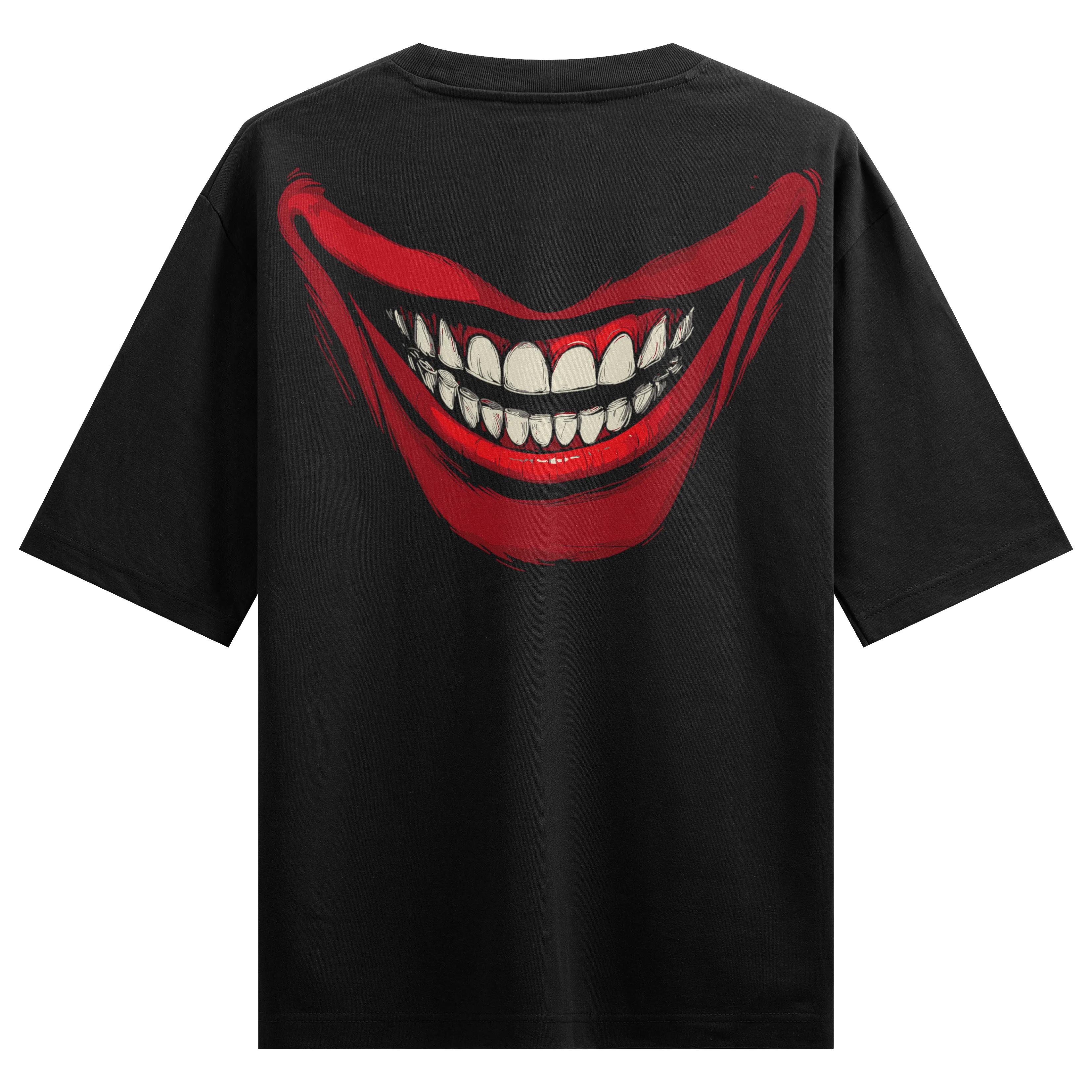 PRDGY Grin Back Print Oversized T-Shirt