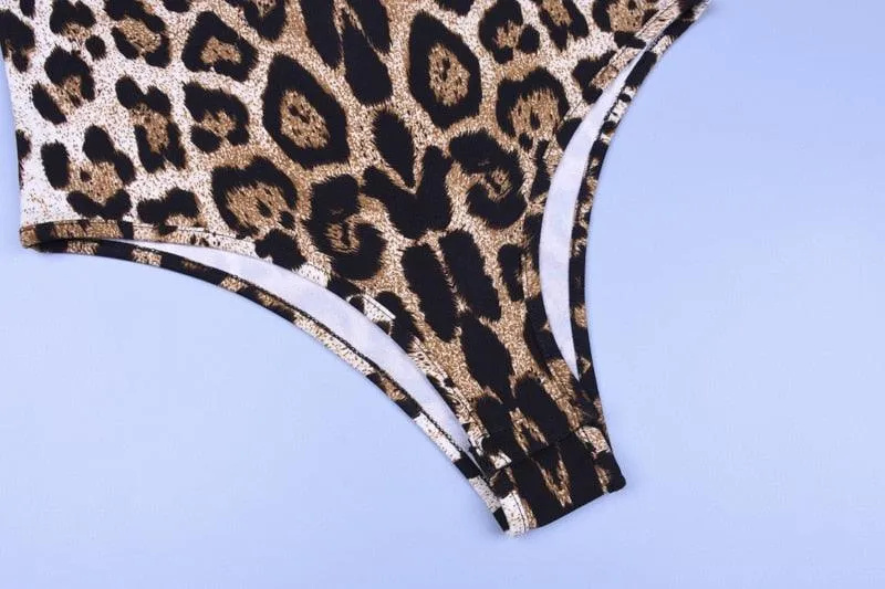 Printed Bodycon Bodysuit