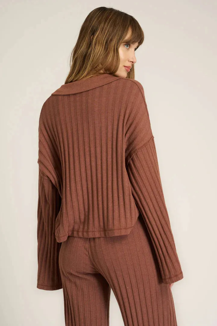 Project Social T Lights Out Rib Button Up