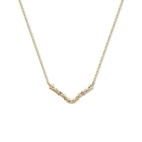 Quercus Alba Tree Branch Bar Necklace