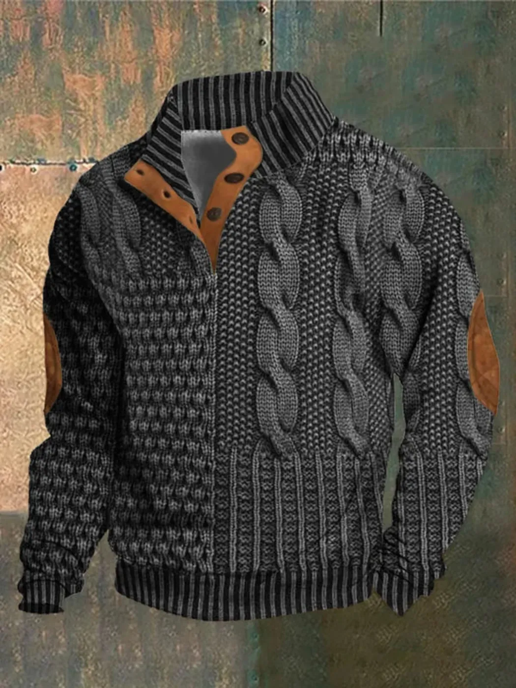 Retro-Inspired Warm Oliver Sweatshirt | Stylish Comfort for Modern Men