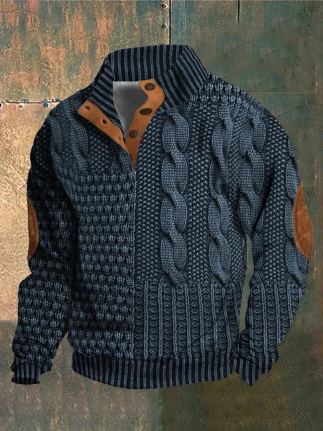 Retro-Inspired Warm Oliver Sweatshirt | Stylish Comfort for Modern Men