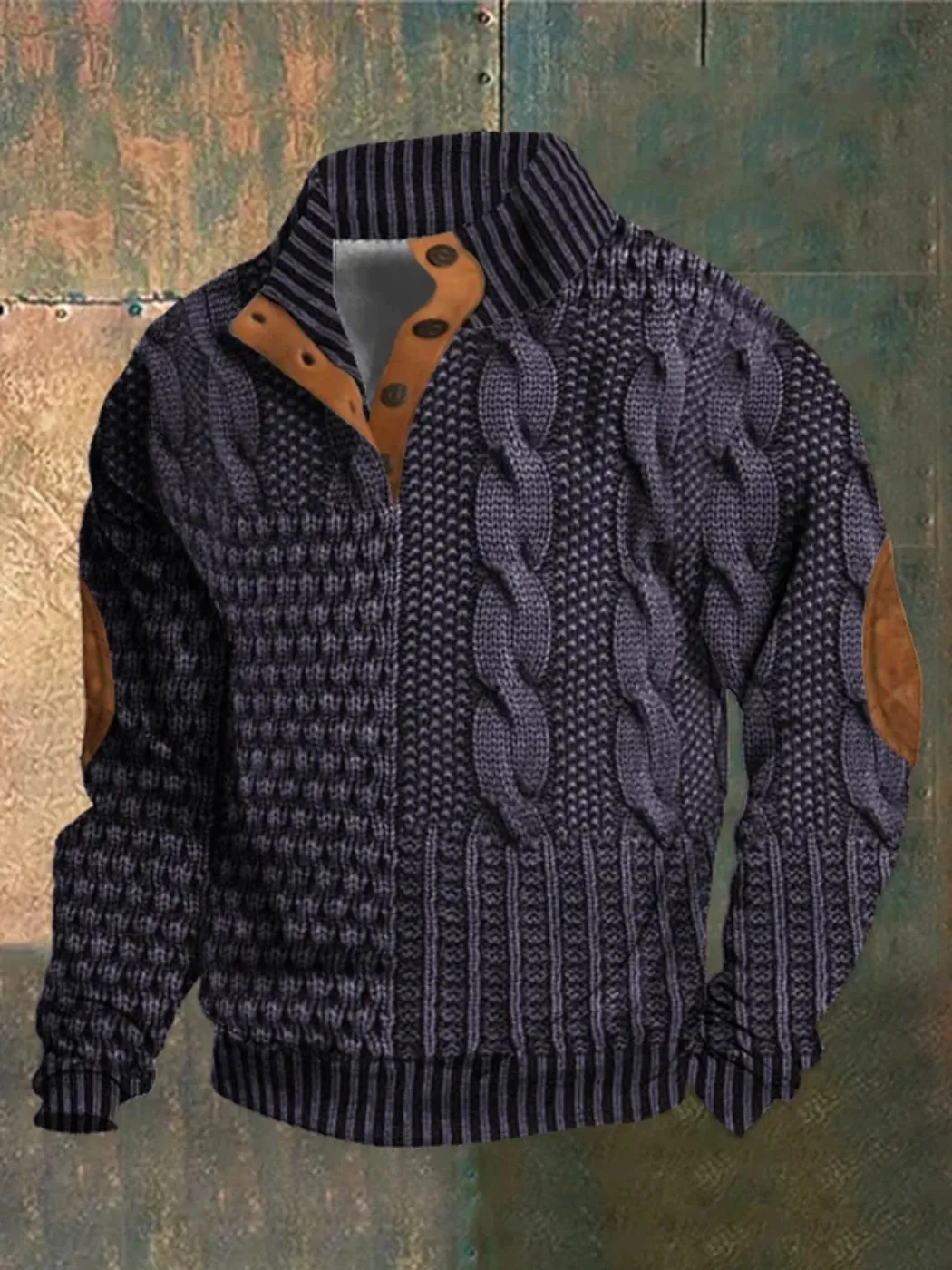 Retro-Inspired Warm Oliver Sweatshirt | Stylish Comfort for Modern Men