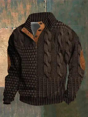 Retro-Inspired Warm Oliver Sweatshirt | Stylish Comfort for Modern Men