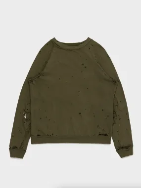'RIOT! RIOT! RIOT!' Distressed Crewneck