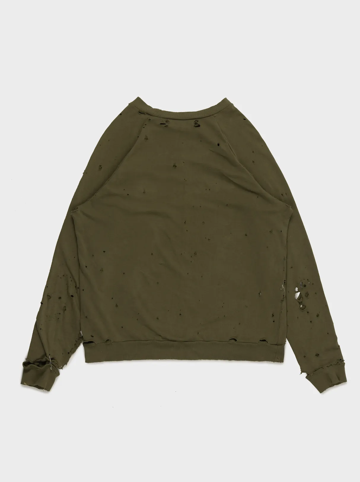 'RIOT! RIOT! RIOT!' Distressed Crewneck