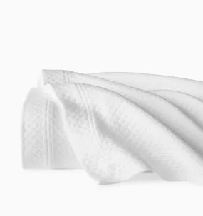 Rombo White Coverlets by Sferra