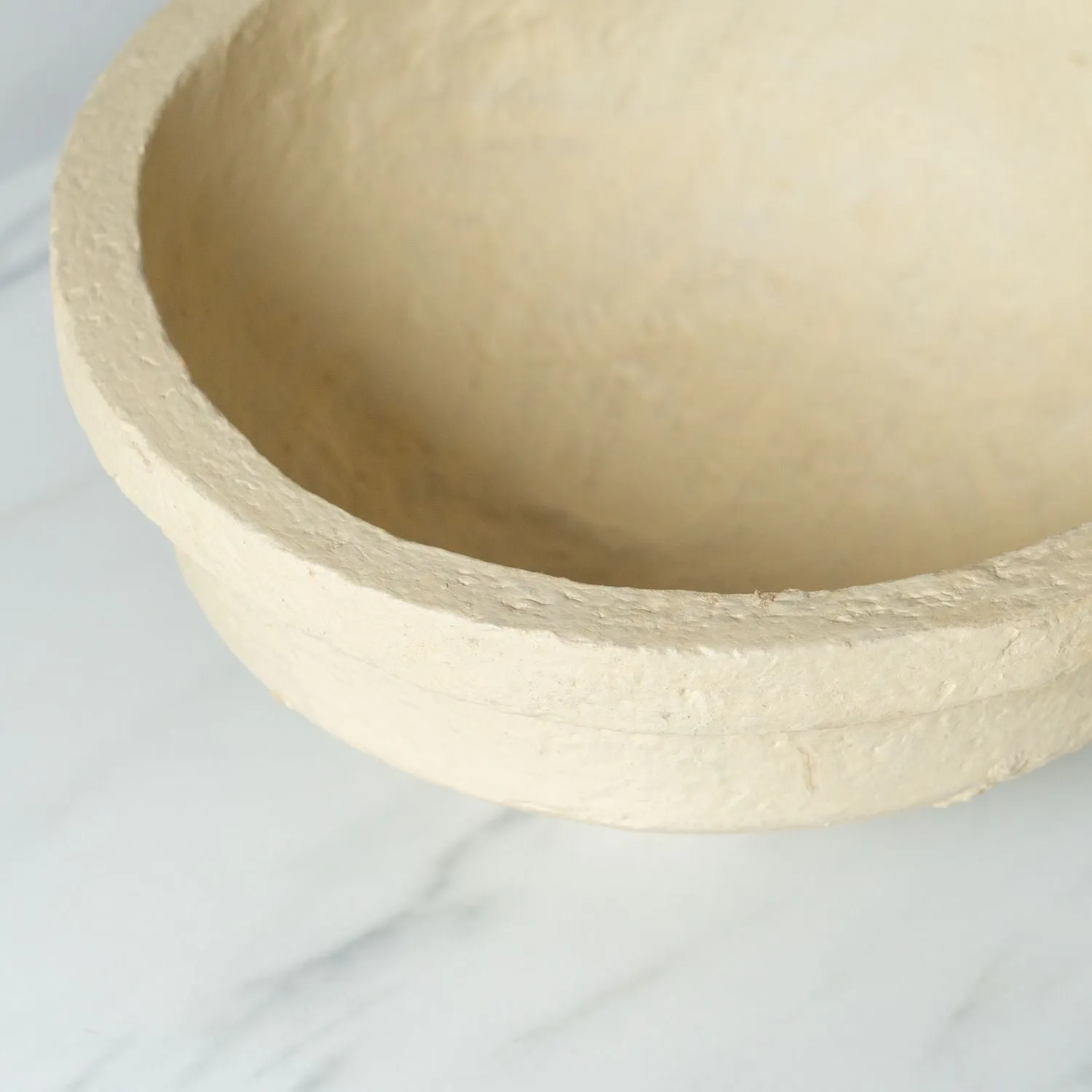 Round Paper Mache Bowl