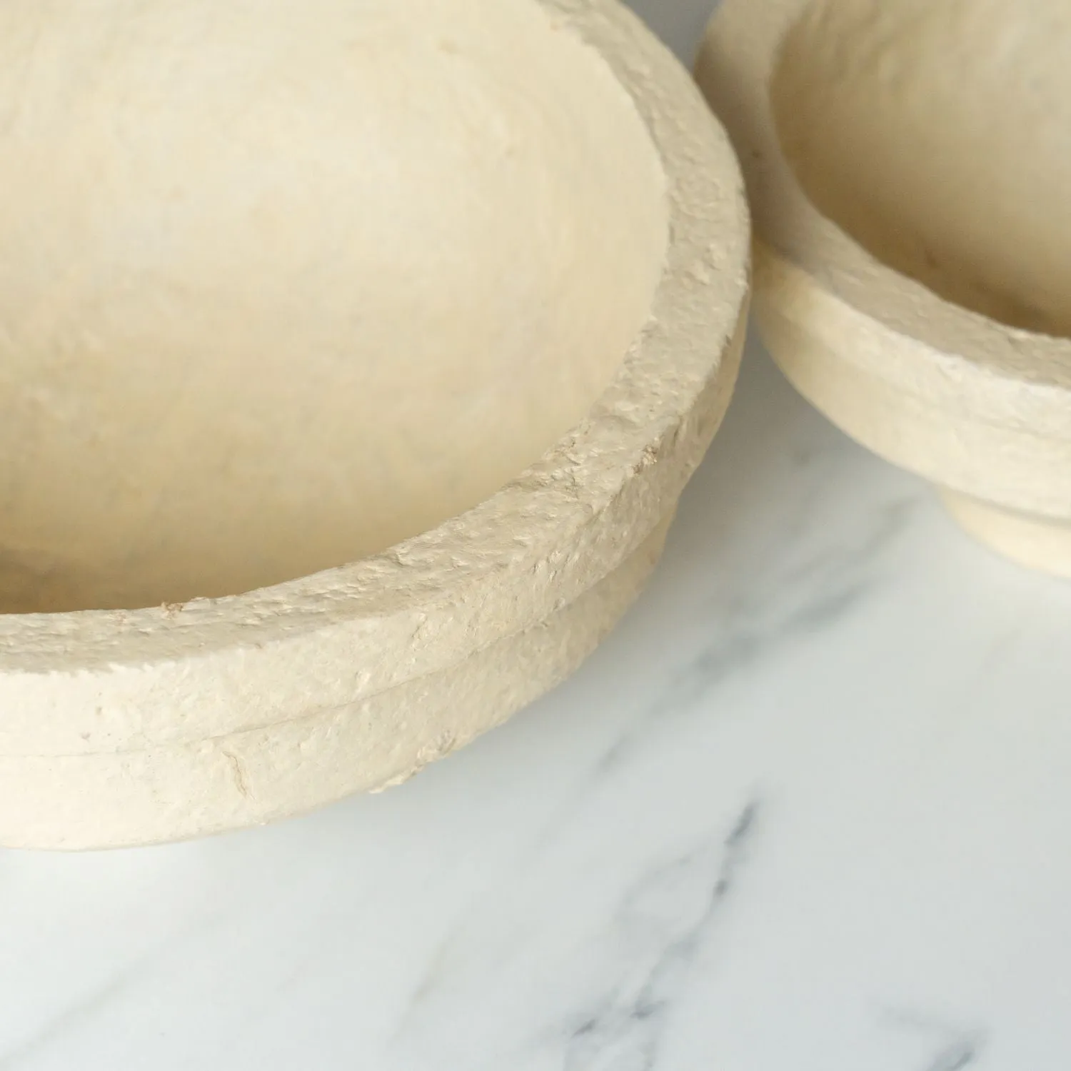 Round Paper Mache Bowl