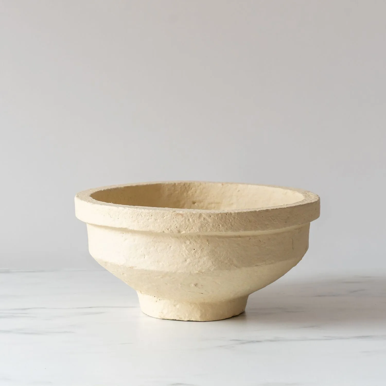 Round Paper Mache Bowl