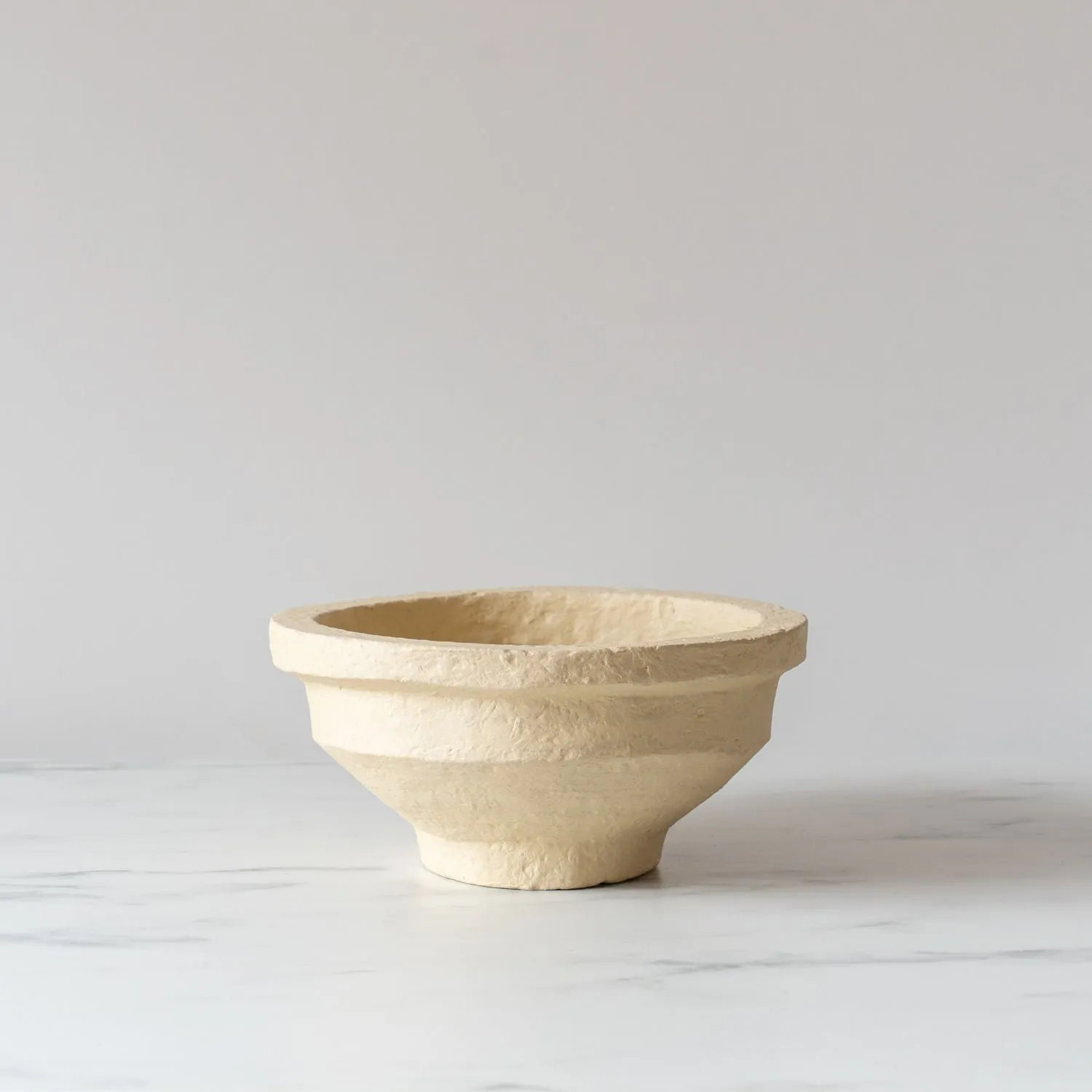 Round Paper Mache Bowl