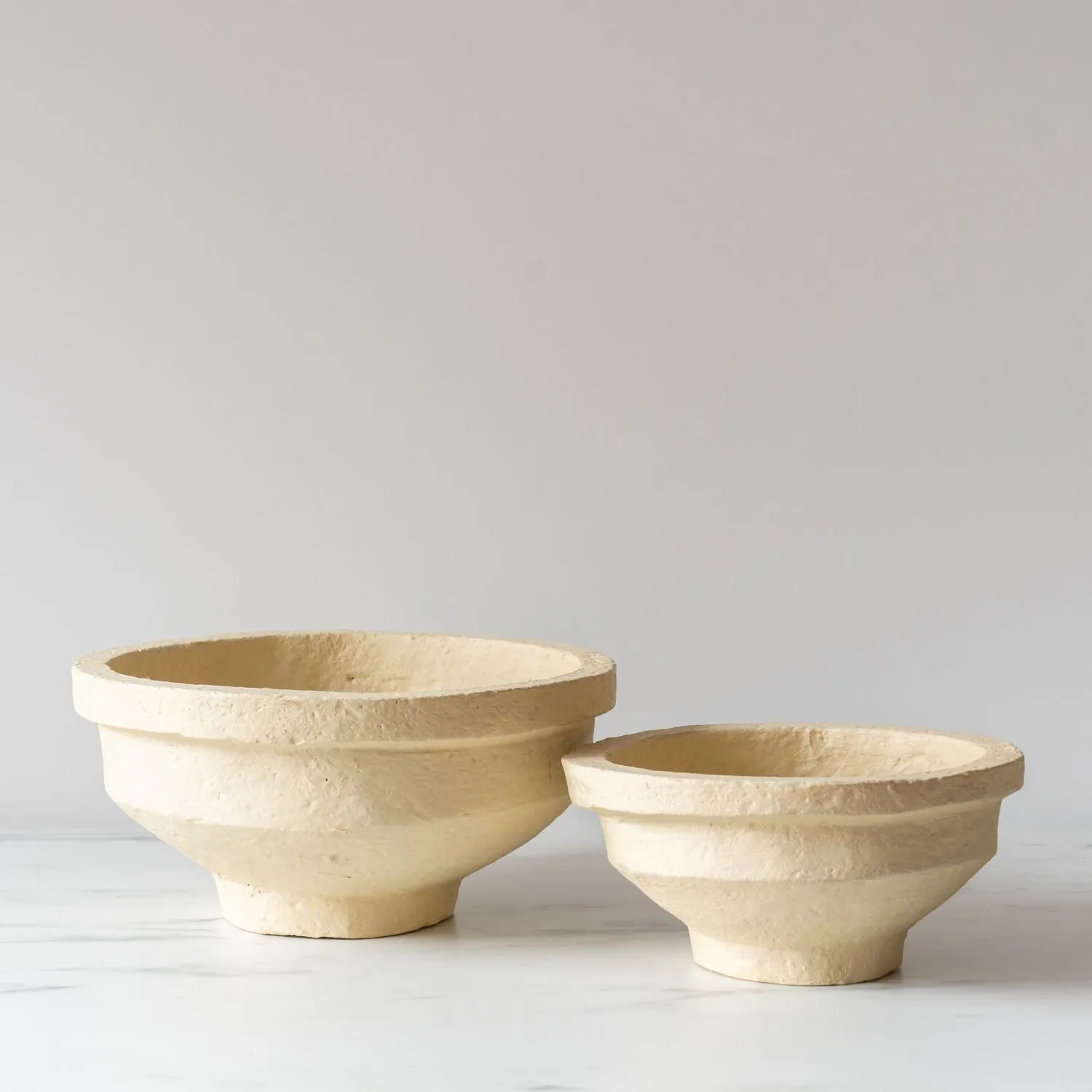 Round Paper Mache Bowl