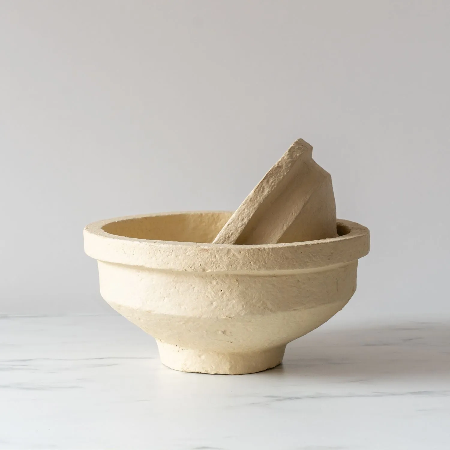 Round Paper Mache Bowl