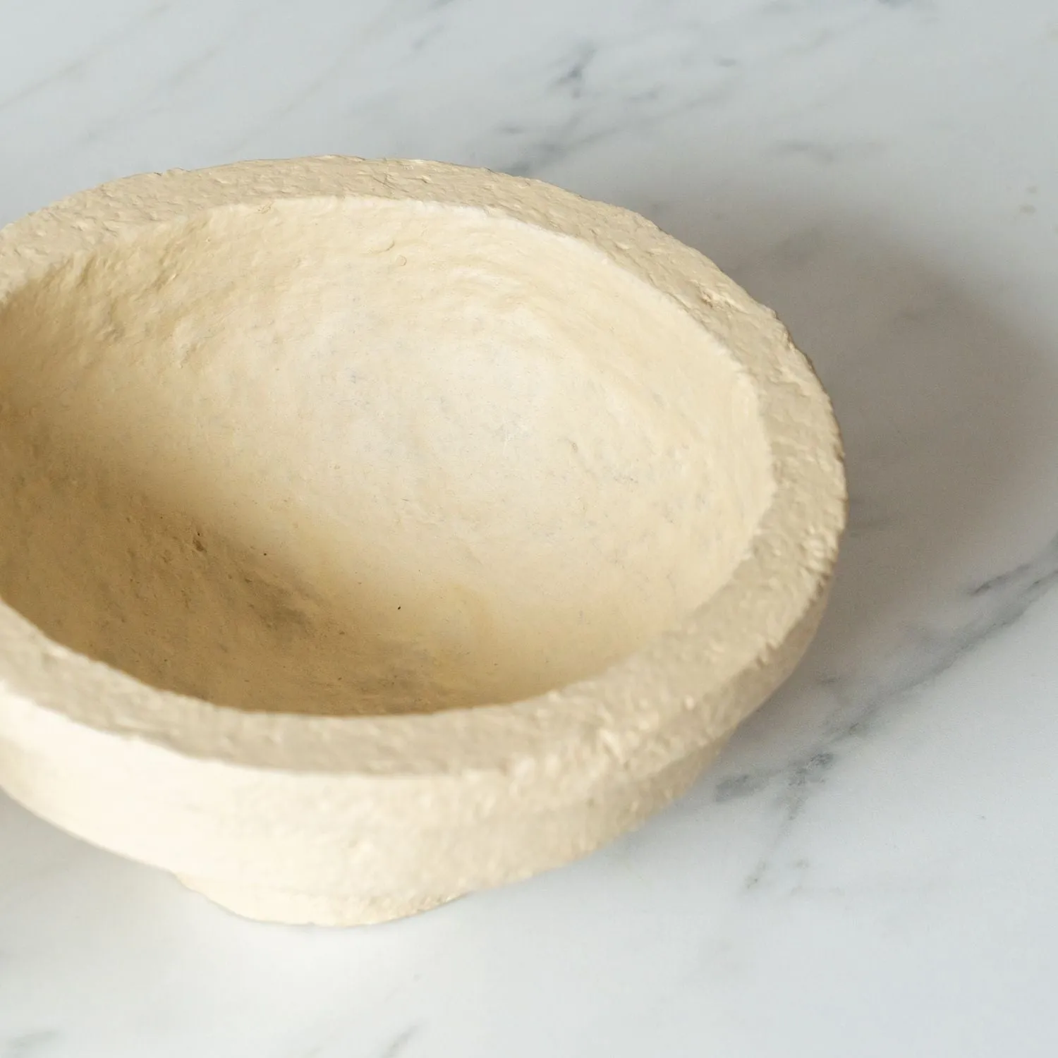 Round Paper Mache Bowl