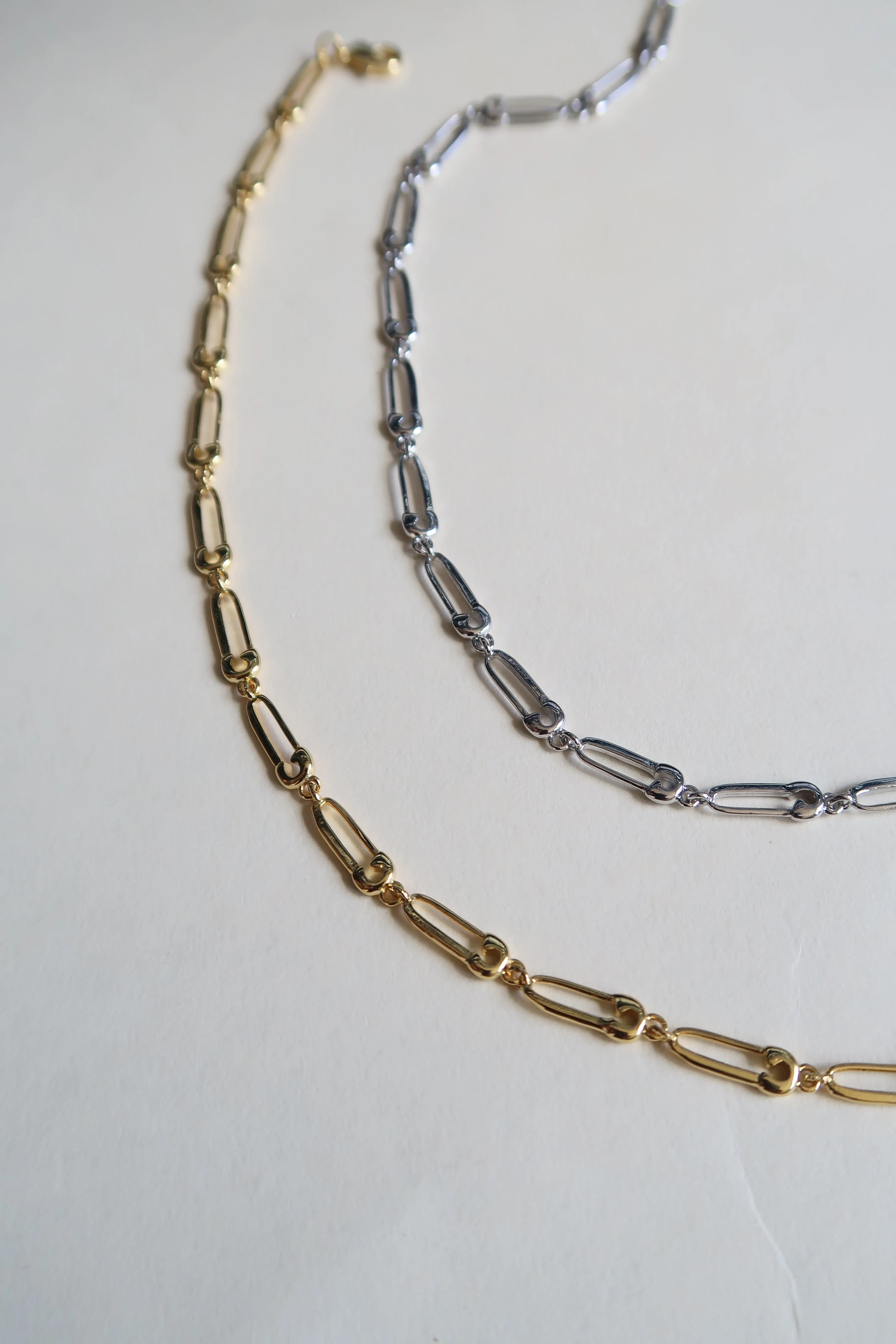 Safety Pin Necklace