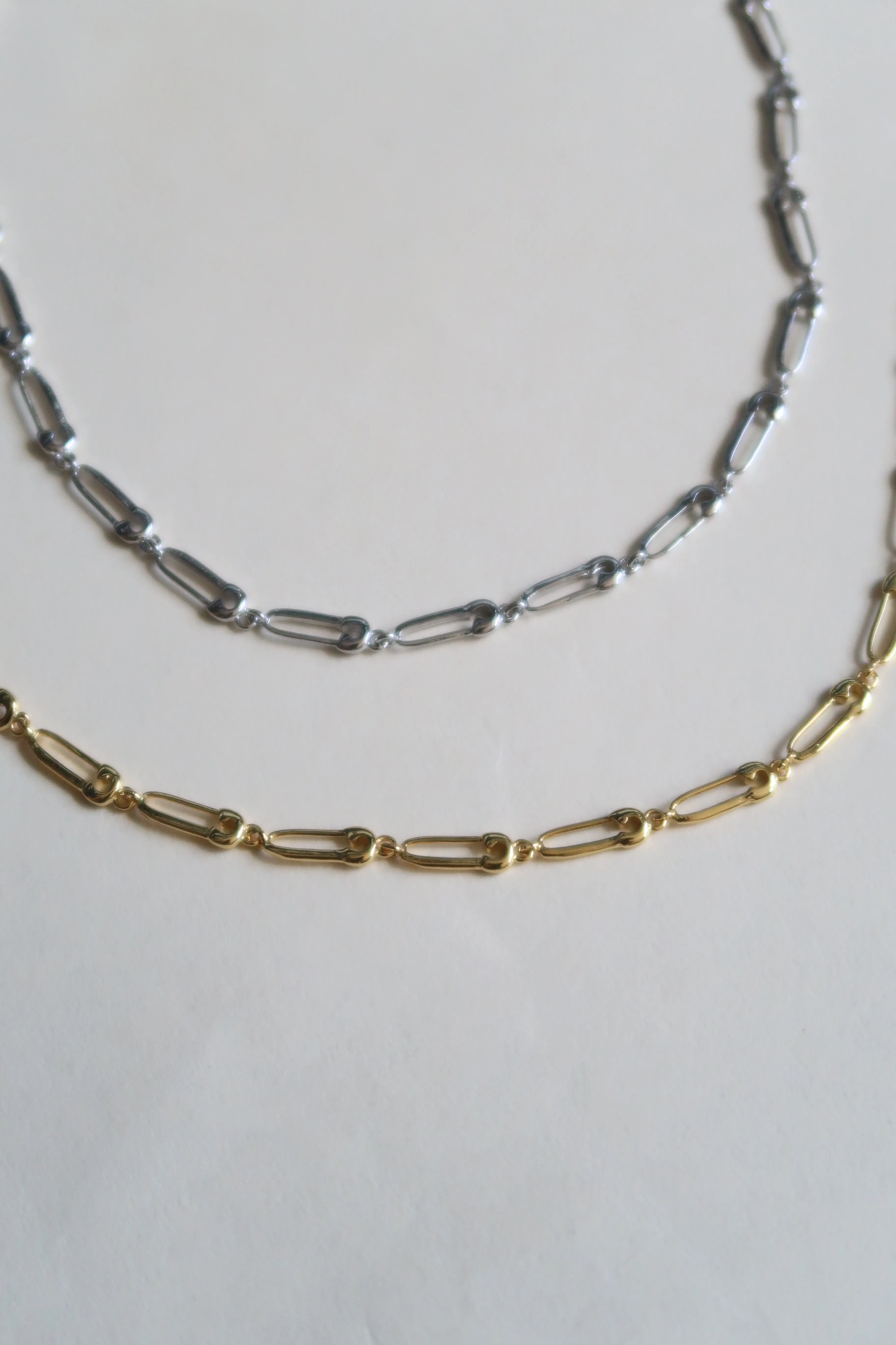Safety Pin Necklace