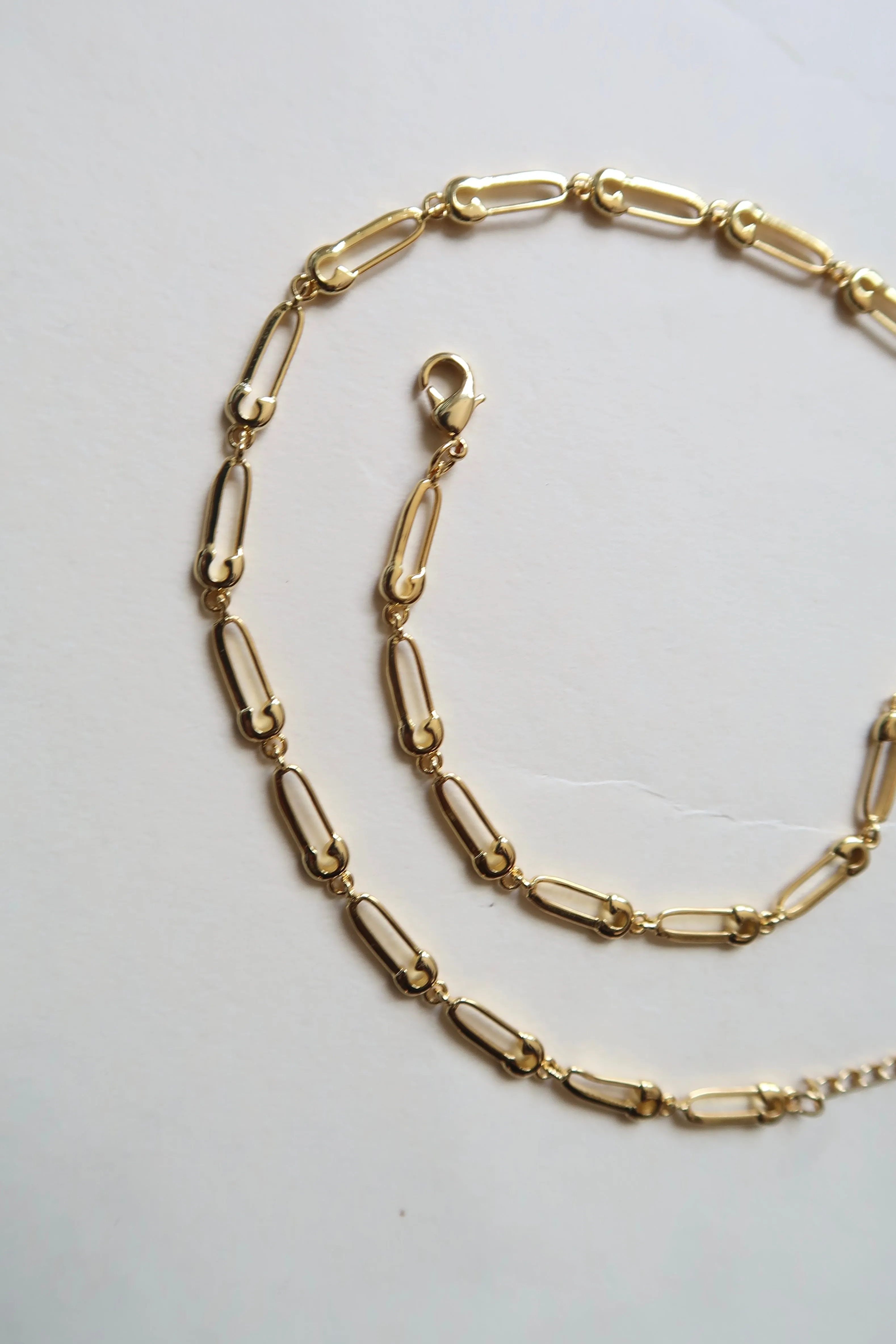 Safety Pin Necklace