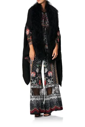 SHEARLING CAPE WITH LINING HEUTE PROVINCIAL
