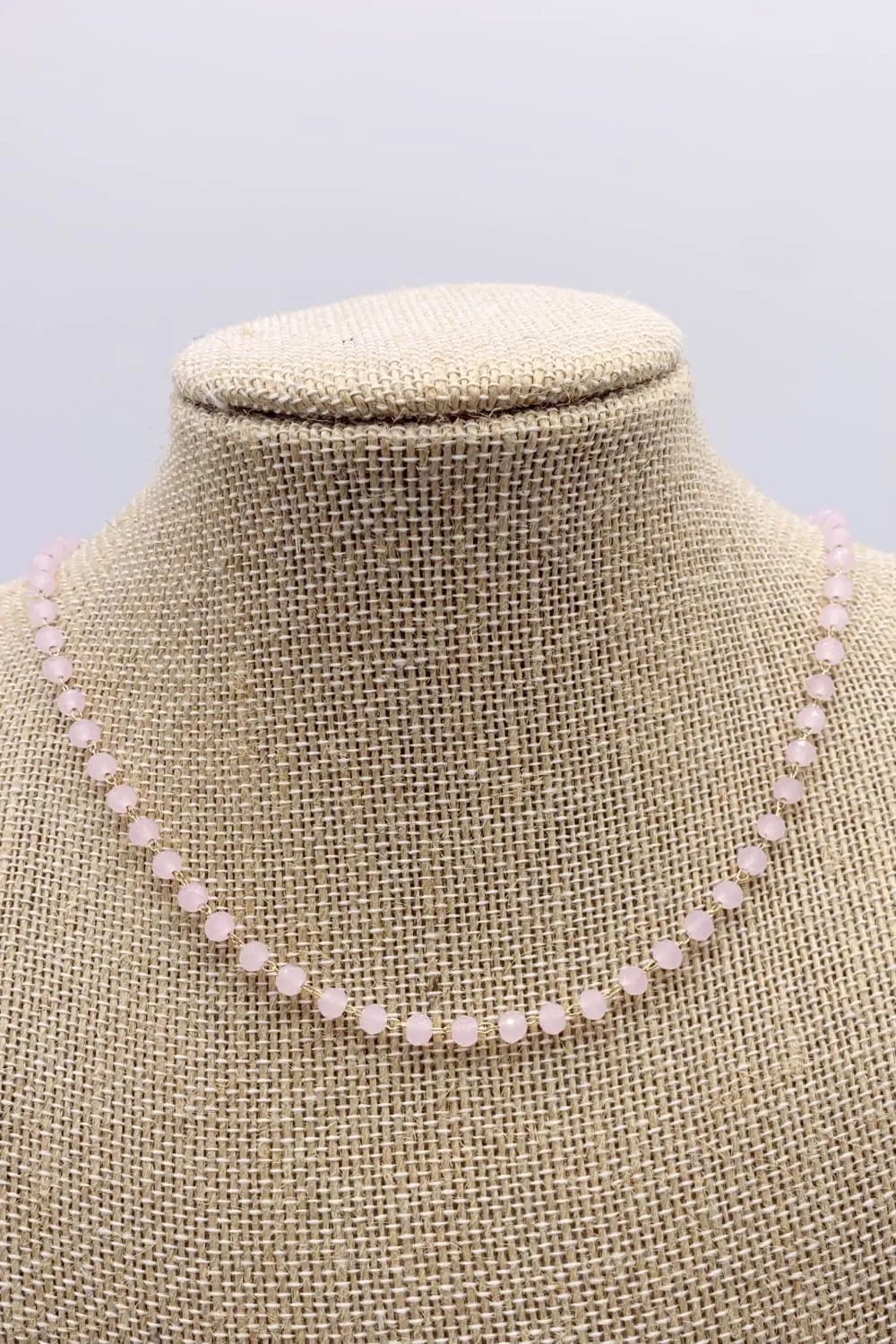 Short Colored Beaded Necklace