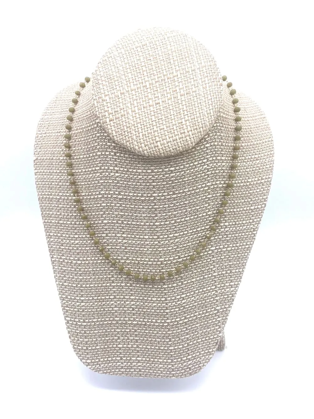 Short Colored Beaded Necklace
