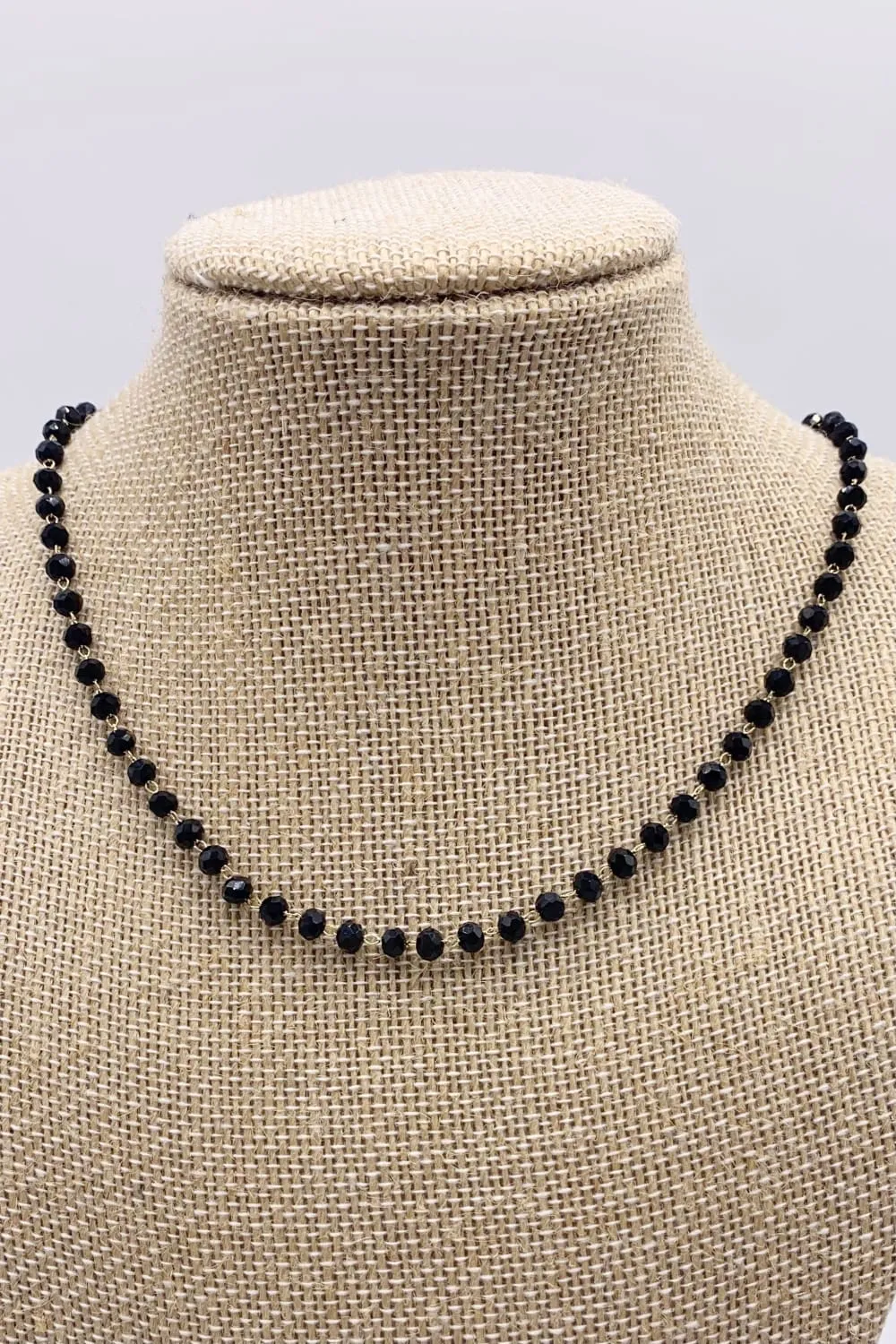 Short Colored Beaded Necklace