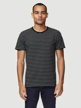 Short Sleeve Ringer Tee -- Noir Multi