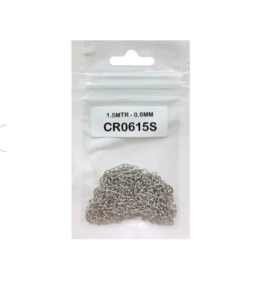 Silver chain - 1.5mtr - 12mm