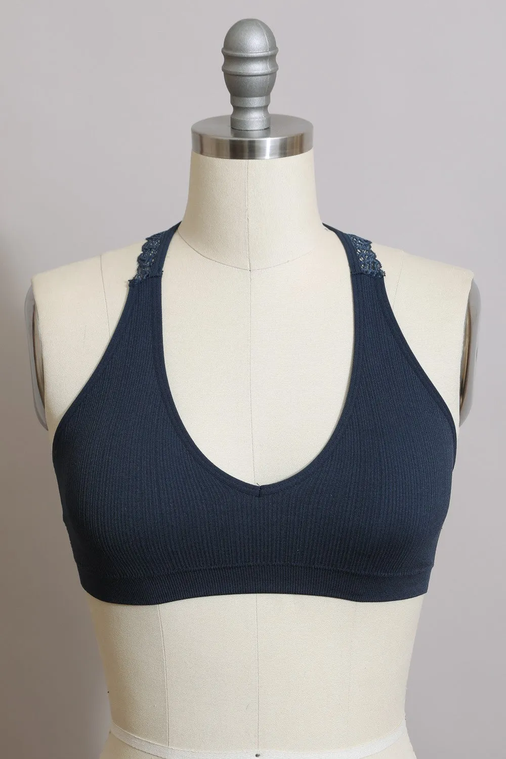 Simple & Sassy Seamless Lace Bralette- 3 Colors!