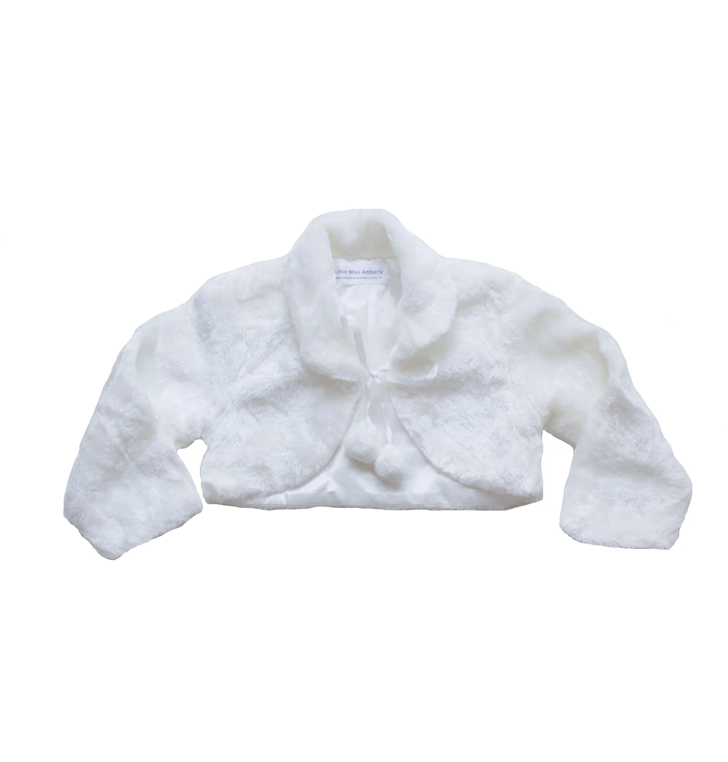 sleeved fur cape
