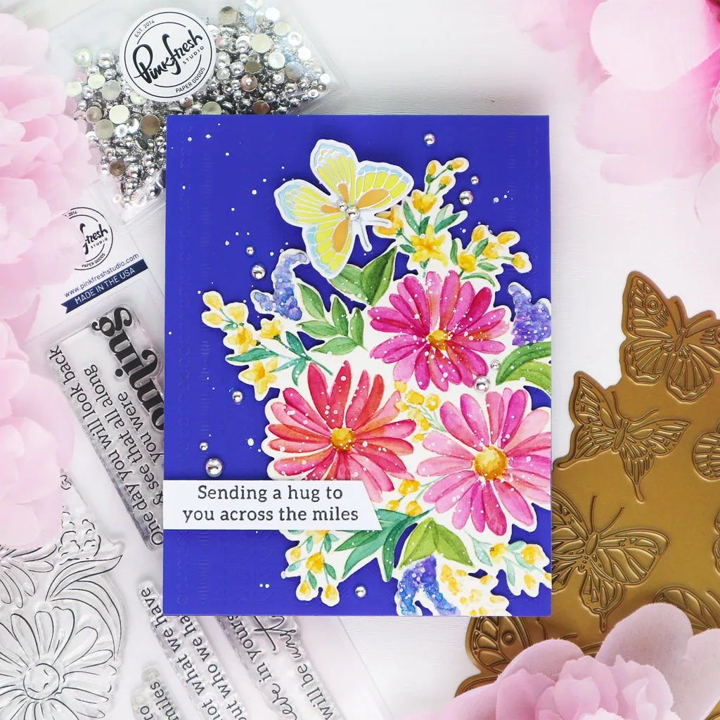Small Butterflies layering stencil set