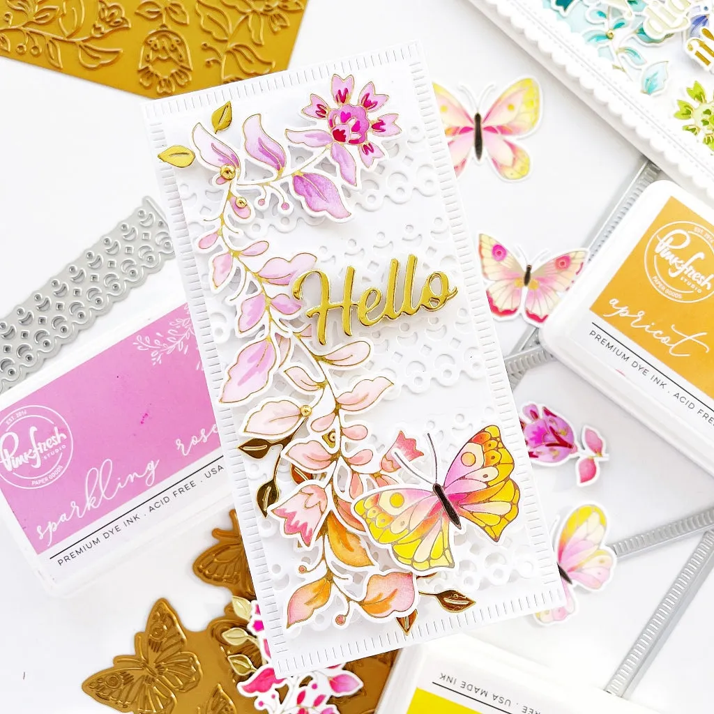 Small Butterflies layering stencil set