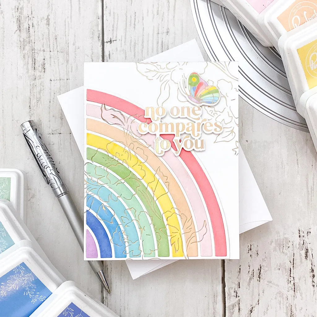 Small Butterflies layering stencil set