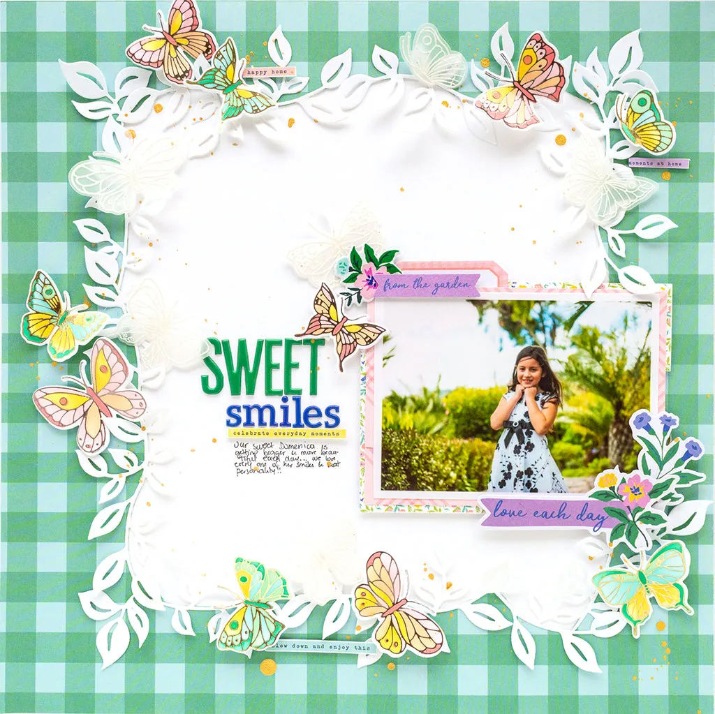 Small Butterflies layering stencil set