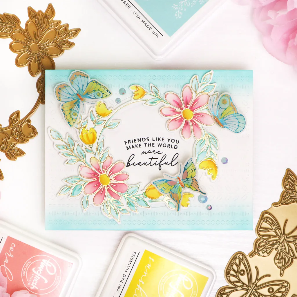 Small Butterflies layering stencil set