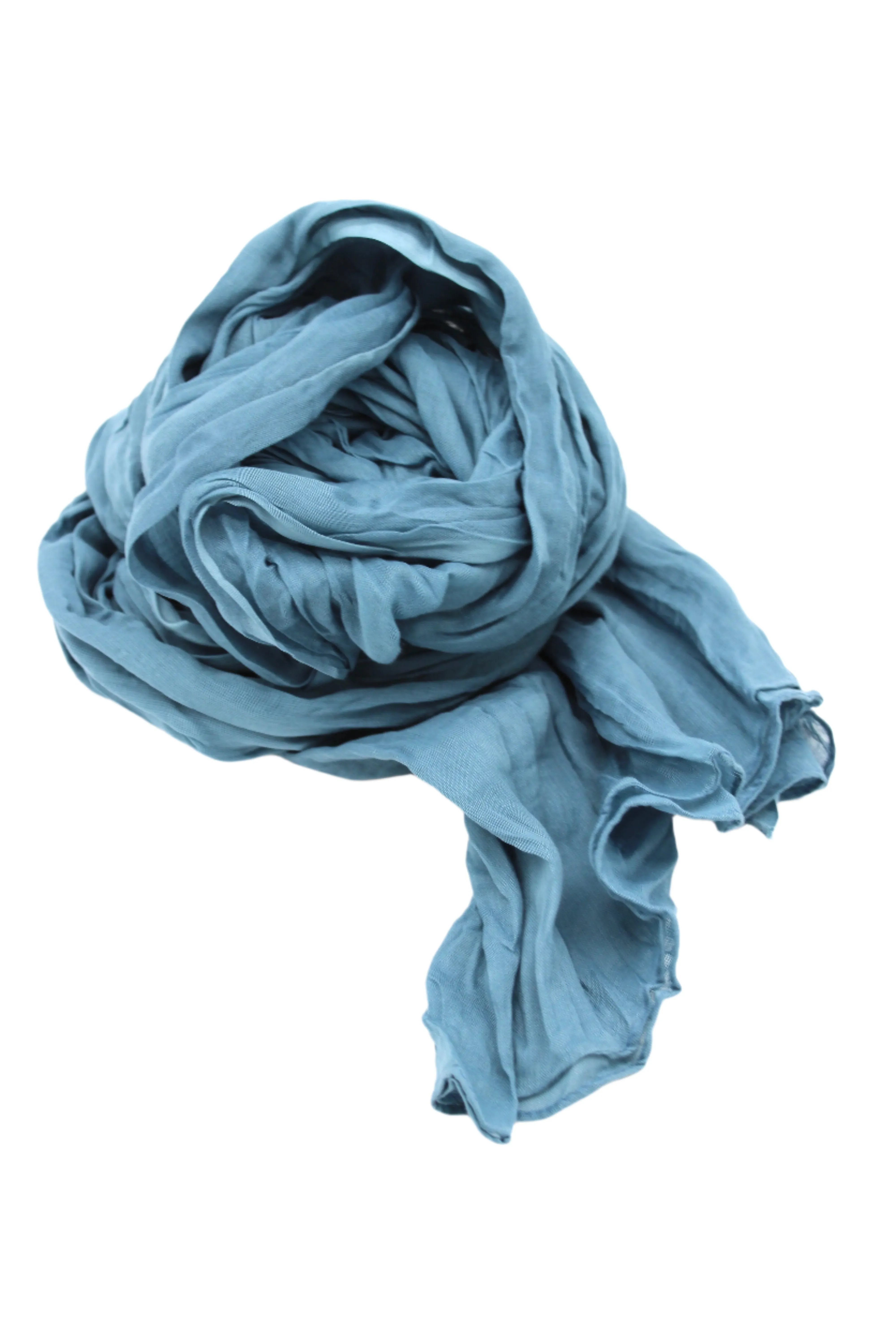 Solid Color Cotton Scarf Wrap