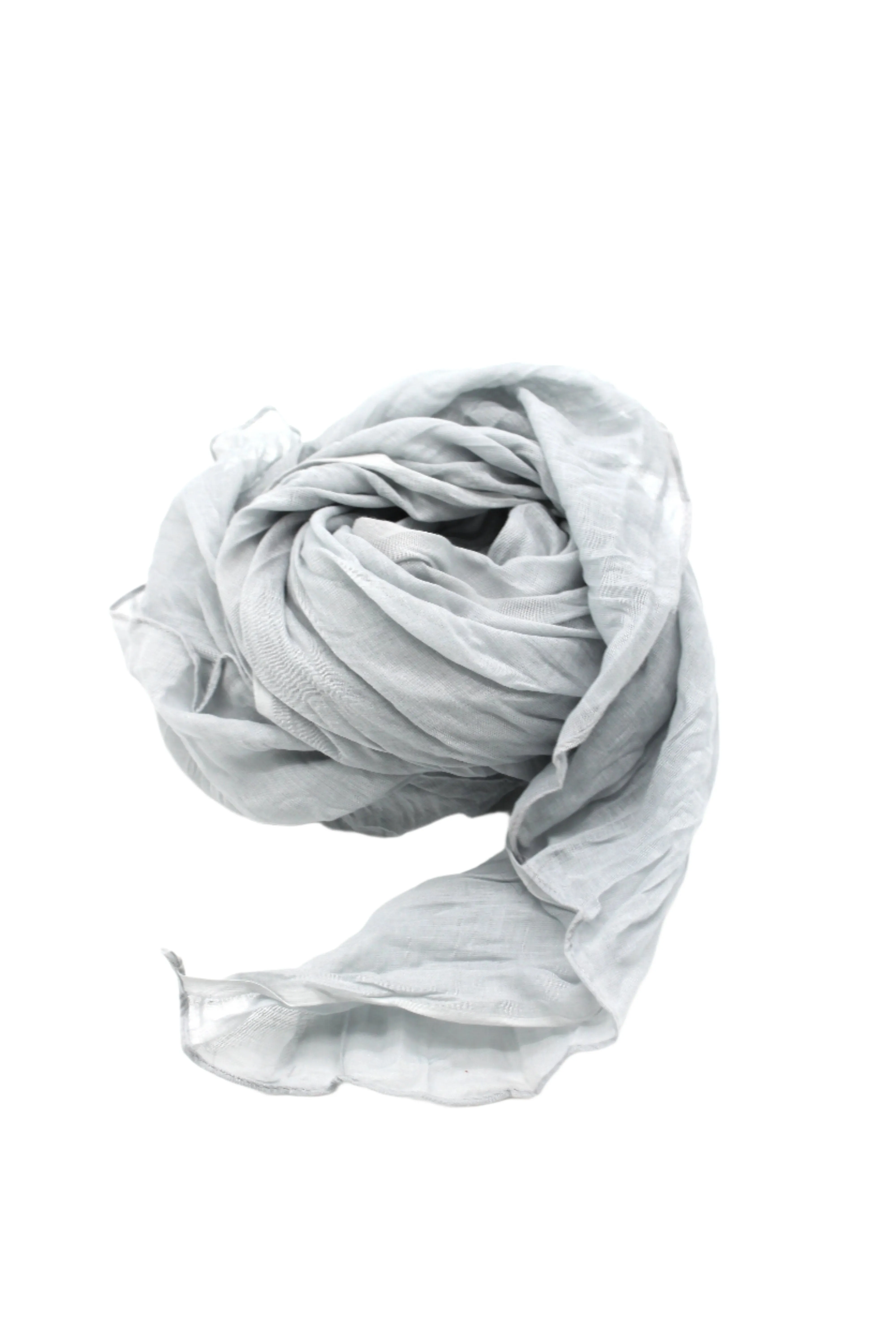 Solid Color Cotton Scarf Wrap