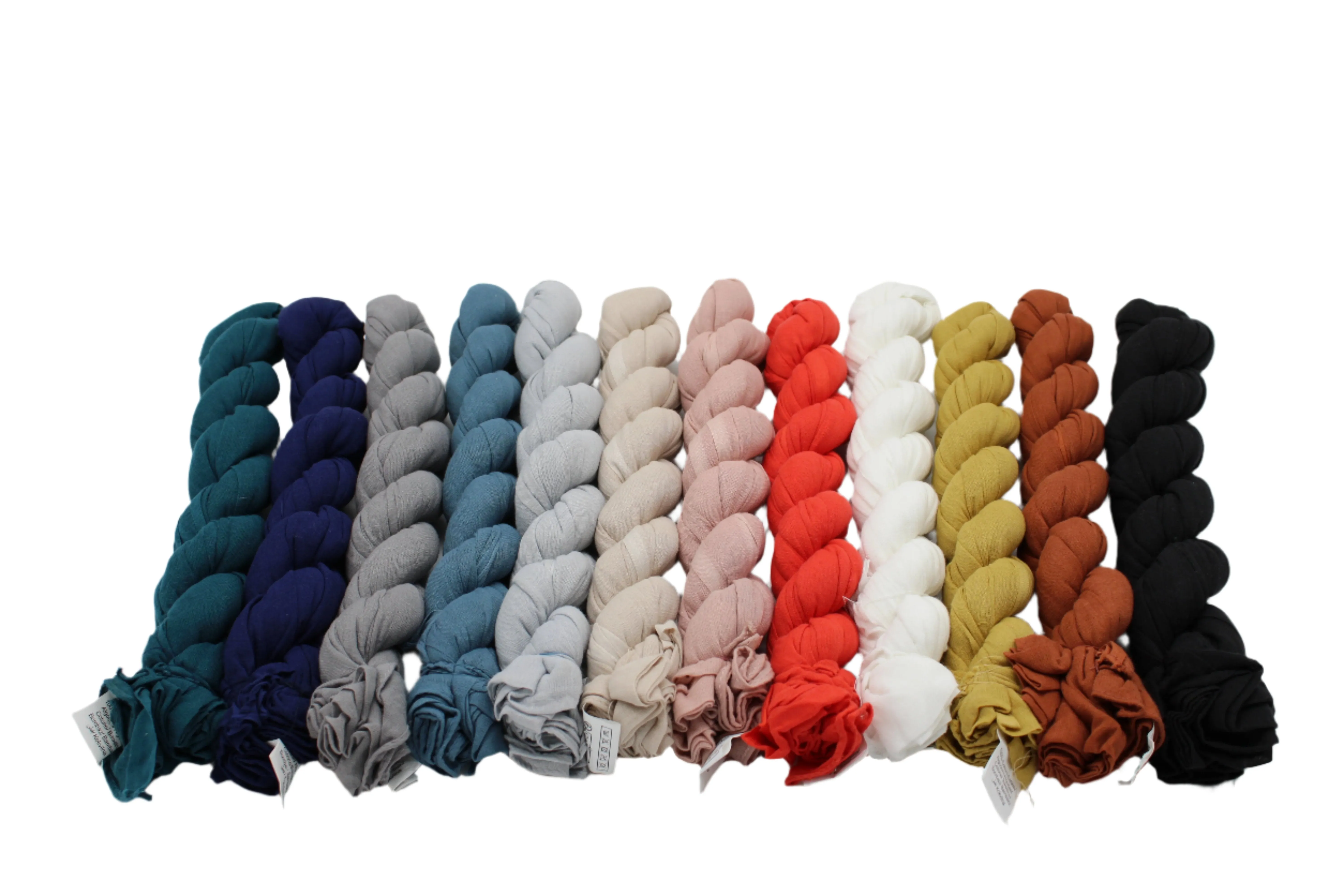Solid Color Cotton Scarf Wrap