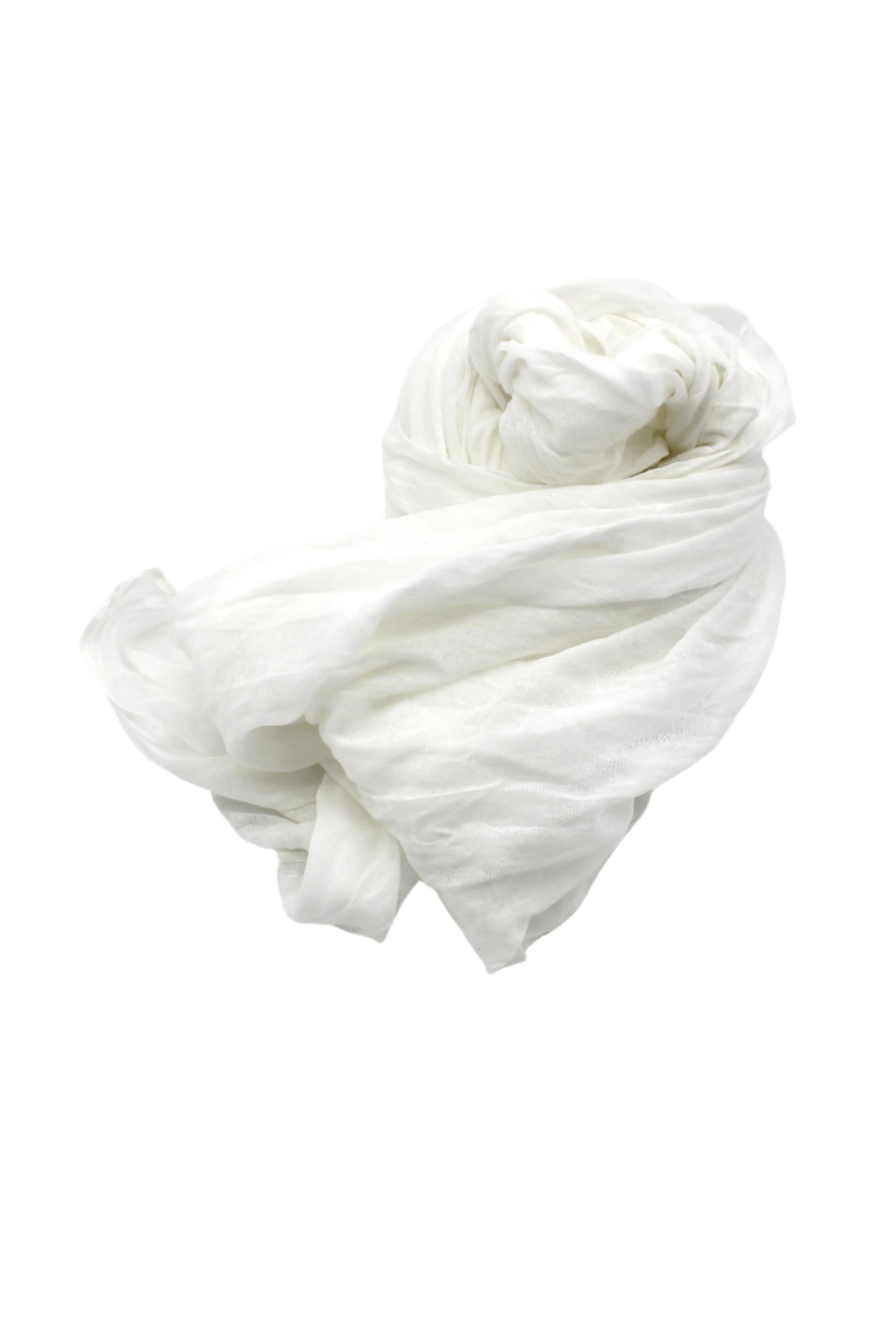 Solid Color Cotton Scarf Wrap