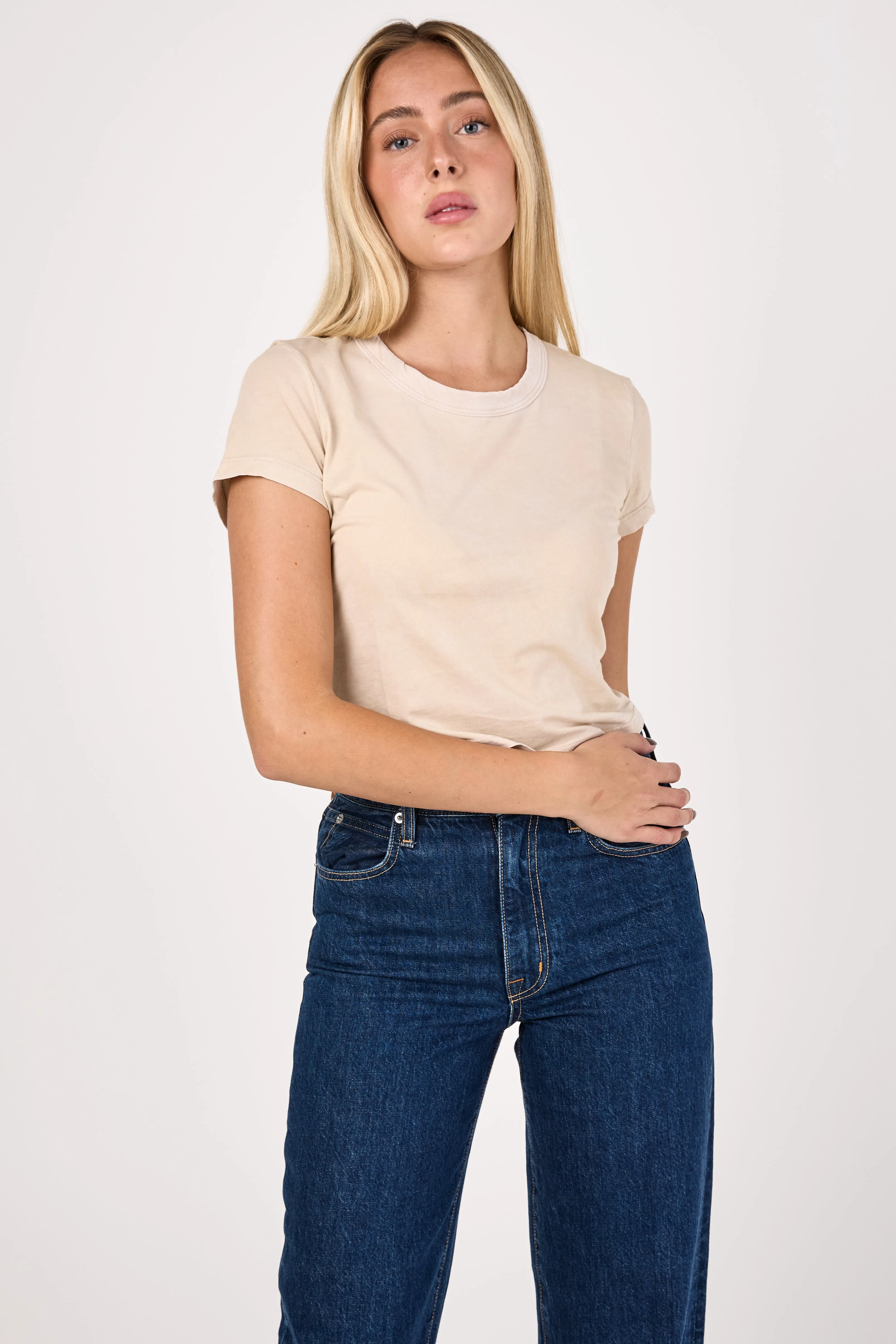 Standard Baby Tee in Vintage Oatmeal