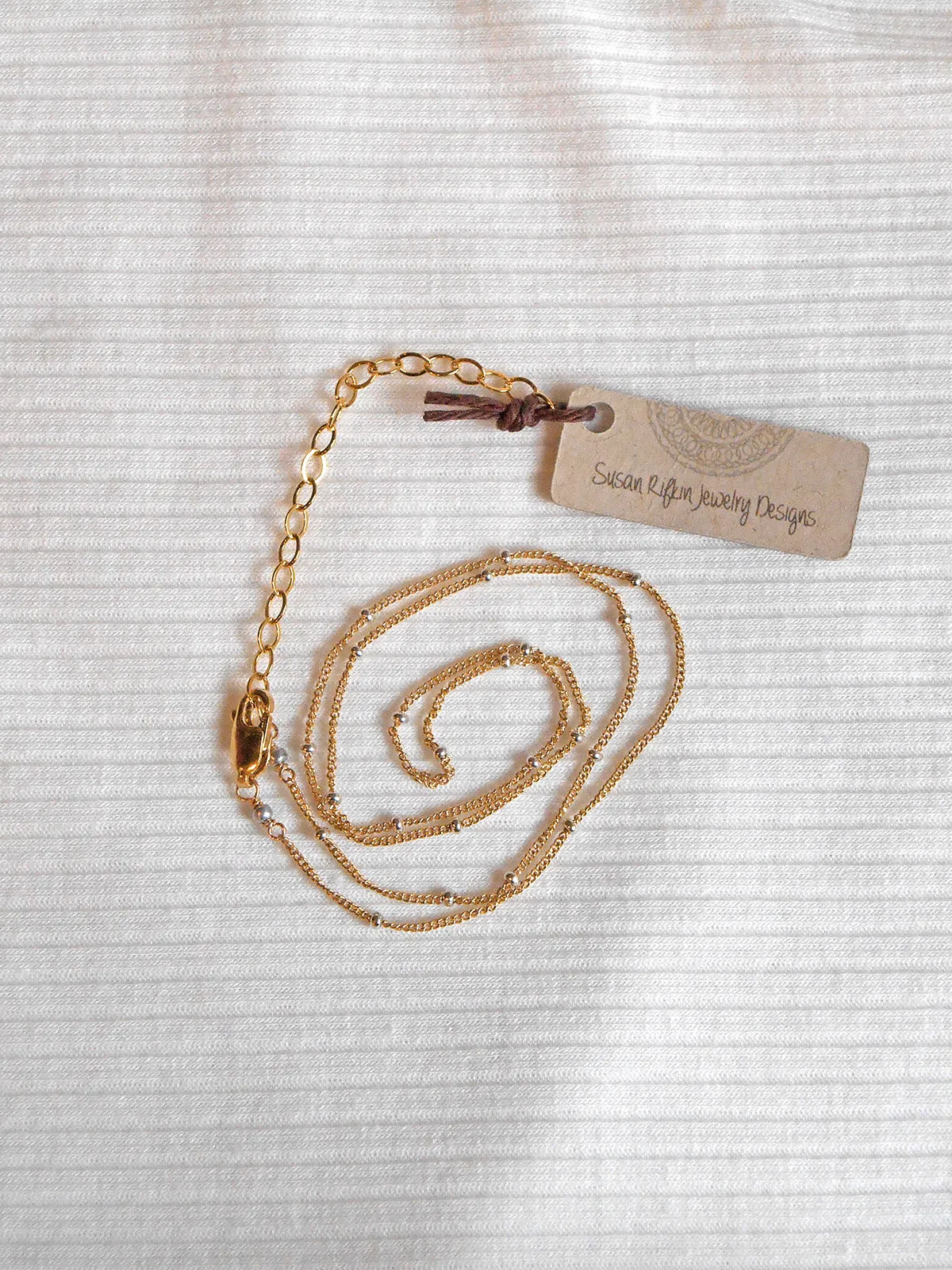 Susan Rifkin Dainty Satellite Chain Necklace | More Color Options!