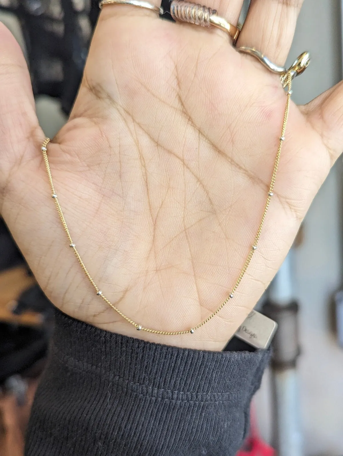 Susan Rifkin Dainty Satellite Chain Necklace | More Color Options!