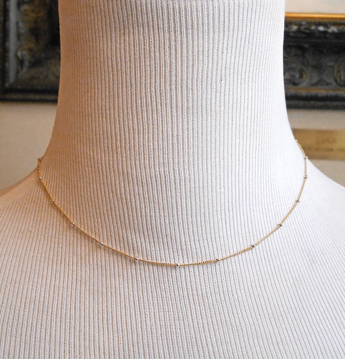 Susan Rifkin Dainty Satellite Chain Necklace | More Color Options!