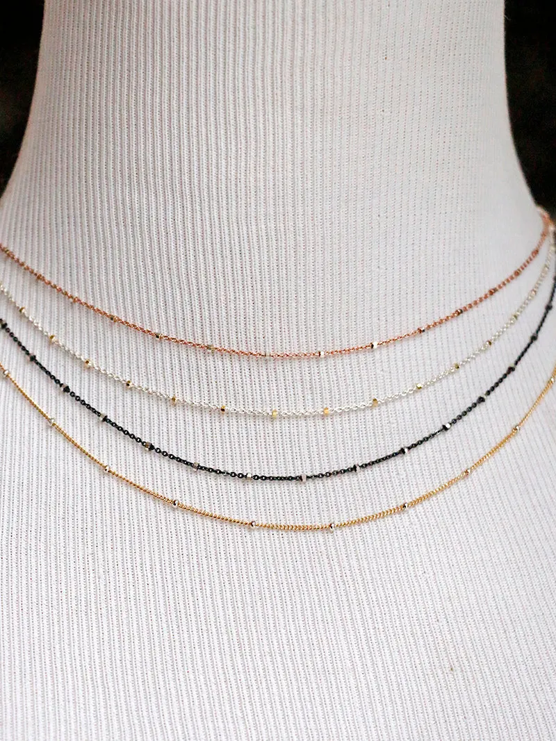 Susan Rifkin Dainty Satellite Chain Necklace | More Color Options!
