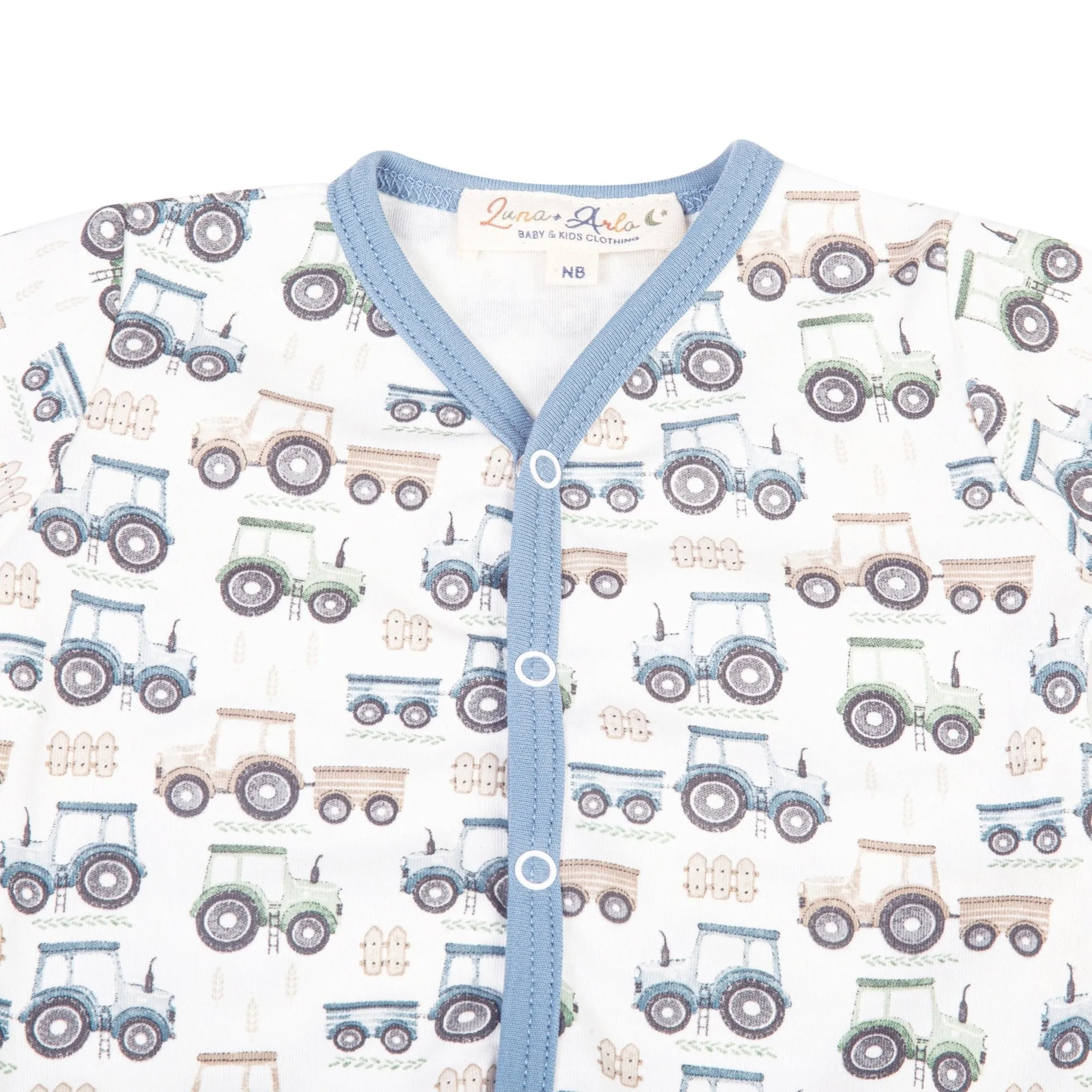 Tractor Tracks Print Bodysuit