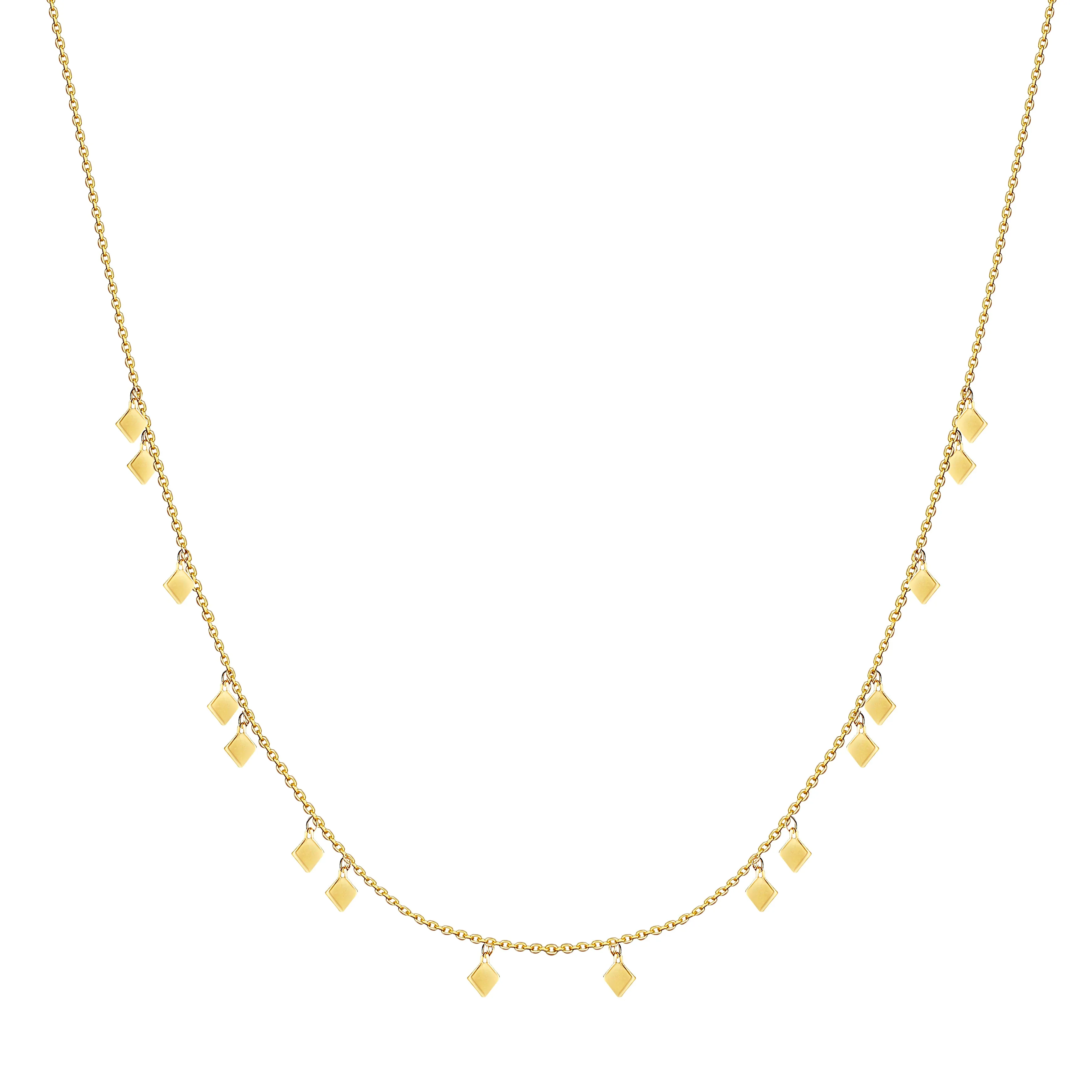 Tribal Charm Necklace  - 14 karat gold necklace for women