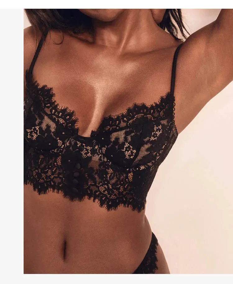 Ultra Thin Lace Underwear Set