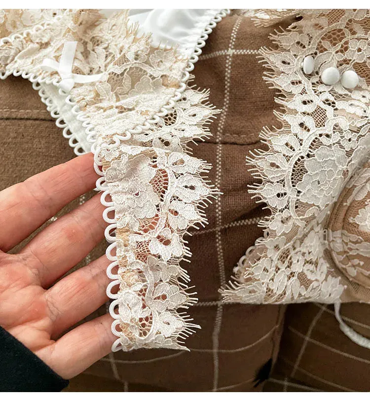 Ultra Thin Lace Underwear Set